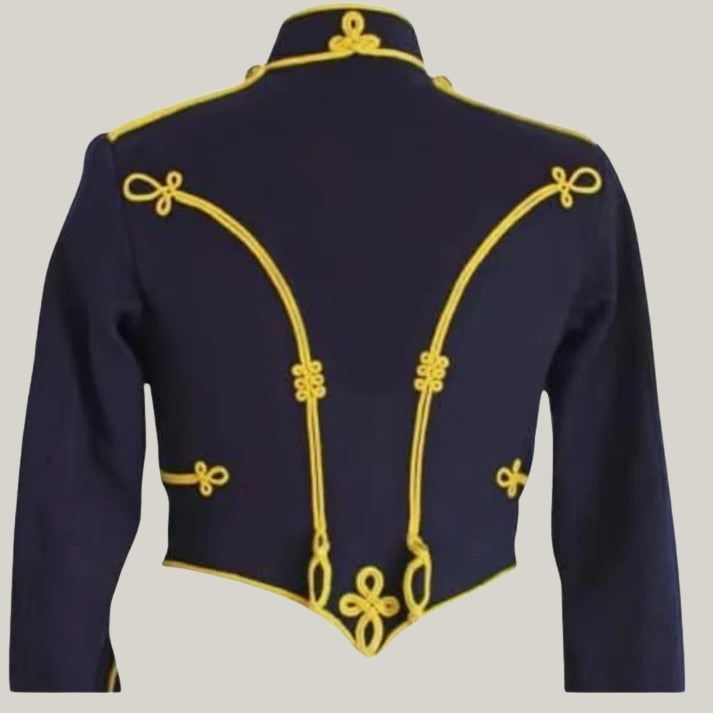 New Vintage Military jacket Uniform Hussar jacket Tunic pipe Band jacket