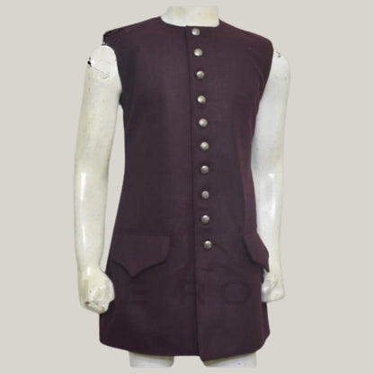 New Green Wool 18th Century Style Man's Frock Coat Jamie Farser Style Frock Coat By Blue Rolls Bespoke