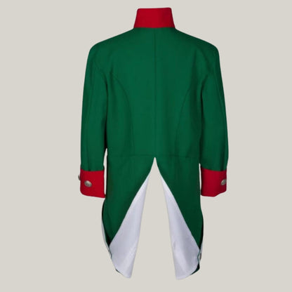 18th Century Green Military Coat – Authentic Napoleonic Uniform