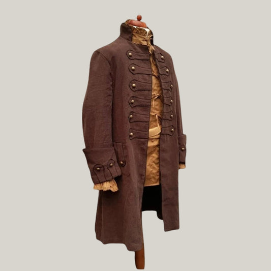 Pirate Coat - Custom Size Jack Sparrow Costume, Halloween, Cosplay By Blue Rolls Bespoke