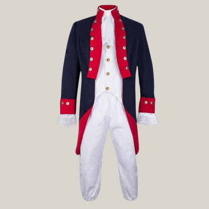 American Revolutionary War Uniform - Continental Army Soldier, Custom Size, Historical Clothing | Blue Rolls Bespoke