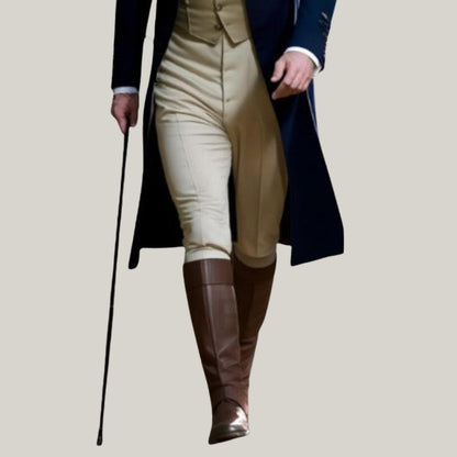 Handmade Mr Darcy Brand New Men's Dark Blue Regency 1800's Regency tail coat- Long Tail coat  - Custom coat - Blue Rolls Bespoke
