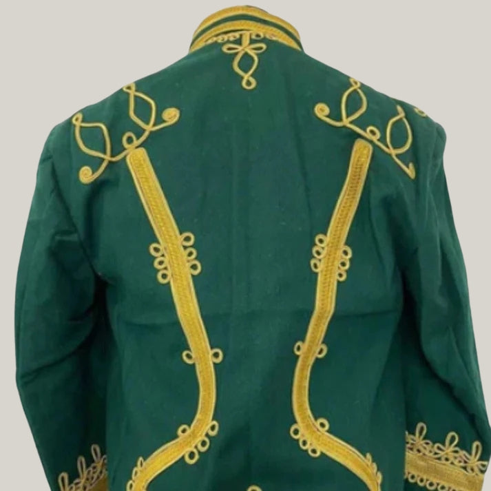 New Vintage Military jacket Uniform Hussar jacket Tunic pipe Band jacket