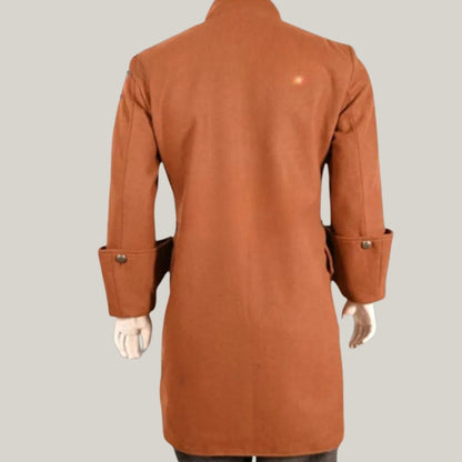 Brand New Rocco Colonial Frock Coat – Vintage-Inspired Men's Slim Fit Jacket with Timeless Appeal