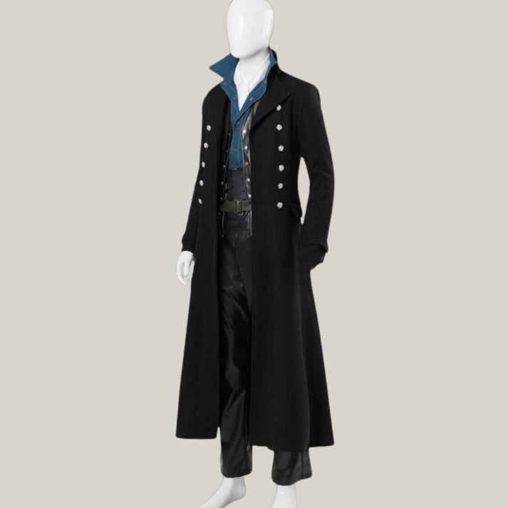 Vampire Pirate Halloween Costume, Vintage Medieval, Men's Victorian Cosplay - Medieval Renaissance - Fantastic Beasts - Johnny Depp Coat