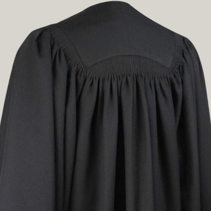 Handmade Clergy Robe -  New Men’s Black Pulpit Robe with Red Trim Clergy Robe, Men Church Attire Robe, Custom Made Church Robe | Blue Rolls