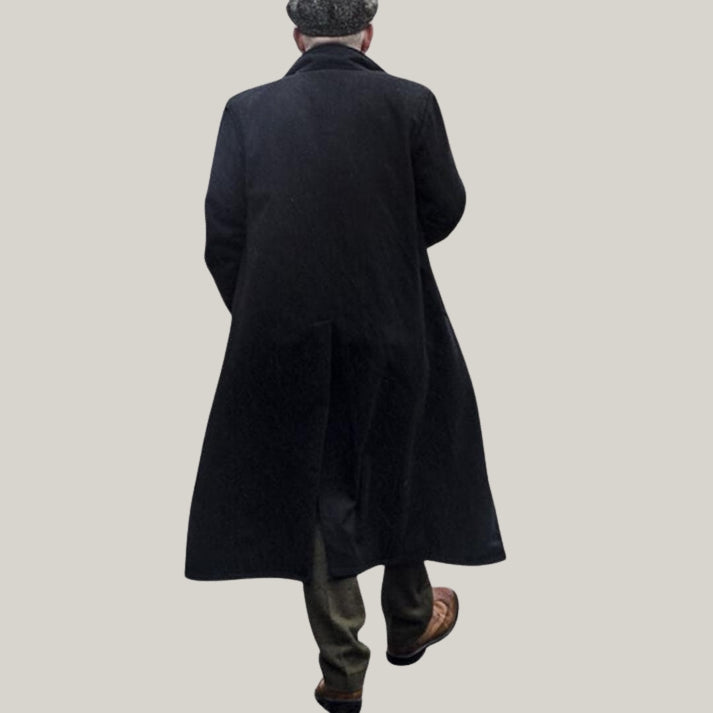 New Premium Limited Edition - Wool long coat | Black | Blue | Men's | 1920s style | Peaky Blinders | Thomas Shelby