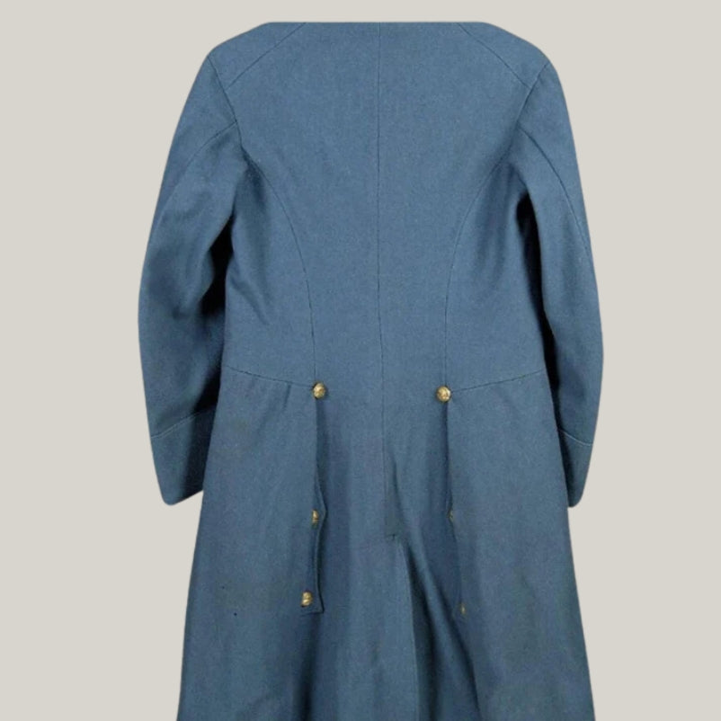 Victorian Wool Cloak - Blue Inverness Cape Coat - Civil War Military Cape, Historical Reenactment, Gothic Winter Coat