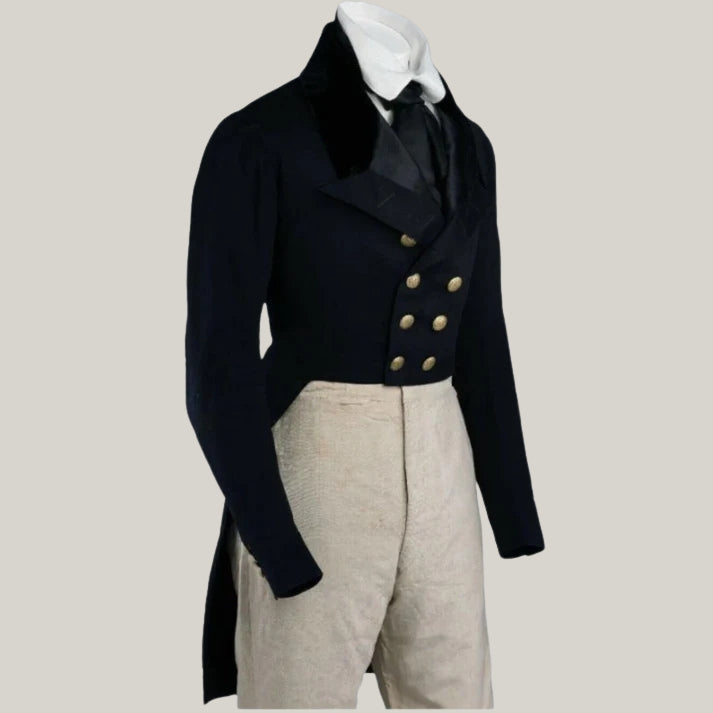 Brand New Custom Made Mens Regency Jacket - 18th Century Mens Regency Tailcoat - Cosplay jacket - Wool Tailcoat - Bridgeton Jackets
