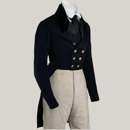 Brand New Custom Made Mens Regency Jacket - 18th Century Mens Regency Tailcoat - Cosplay jacket - Wool Tailcoat - Bridgeton Jackets