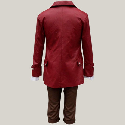 Handmade Brand New Men's burgundy Regency dated 1800's Regency Coat - British Handmade - Custom wool coat - Historical tail coat - Cosplay