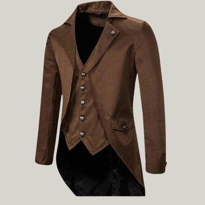 Hand Made - Men's Leisure Blazer | New Coat  18th Century Style, Regency Coat | Side Pockets Long Sleeve | Blue Rolls Bespoke