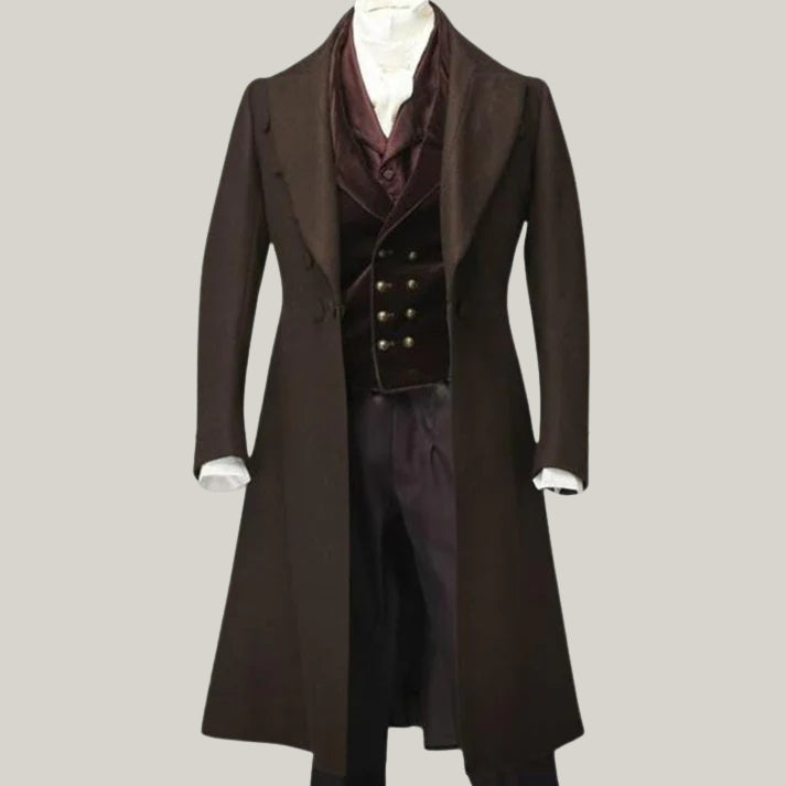 New Men's Colin Bridgerton-Inspired Long Coat