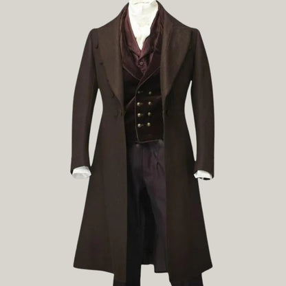 New Men's Colin Bridgerton-Inspired Long Coat