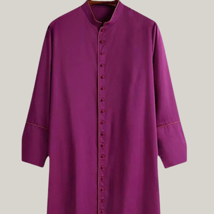 Roman Cassock - Clergy Vestment, Traditional Priest Robe, Catholic Church Garment, Liturgical Clothing, Gothic Clerical Attire