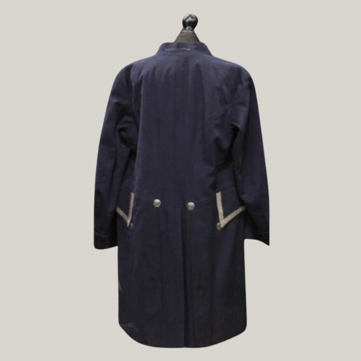 Unisex Navy Blue Jacket - Brand New Regency dated 1840 – 1850 Regency Coat - Custom made wool coat - Historical tail coat