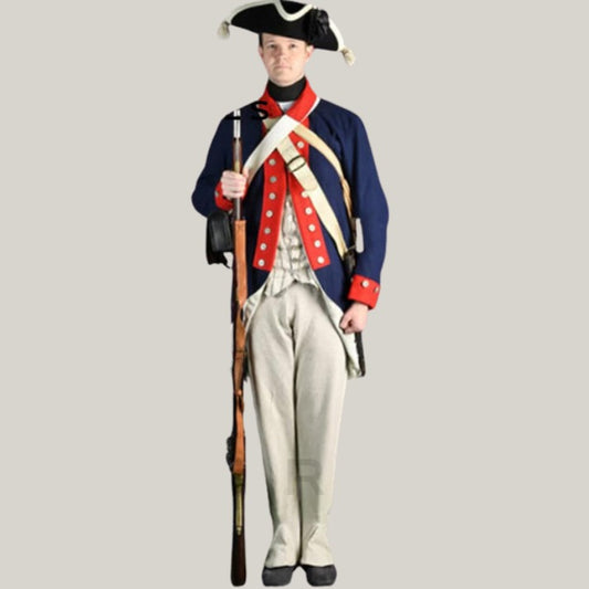 Continental Army Coat | 1770s Revolutionary War Jacket | Napoleonic Uniform | BlueRolls Bespoke