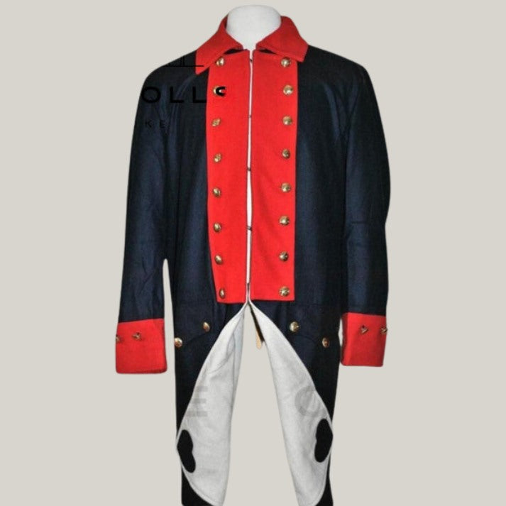 Continental Army Coat | 1770s Revolutionary War Jacket | Napoleonic Uniform | BlueRolls Bespoke