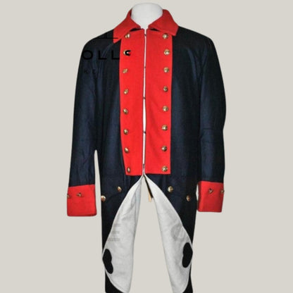 Continental Army Coat | 1770s Revolutionary War Jacket | Napoleonic Uniform | BlueRolls Bespoke