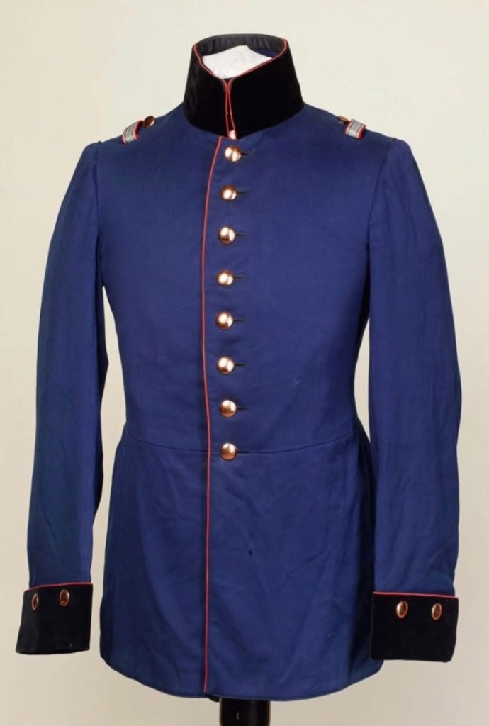 Waffenrock für Mannschaften im Königlich Sächsischen 7. Feld-Artillerie-Regiment Jacket - Military Coat - Prussian Field Artillery jacket