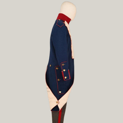 Halloween costume - British War Jacket, Single-Breasted Military Coat, Historical Reenactment Costume, Soldier Uniform, Vintage Army Jacket