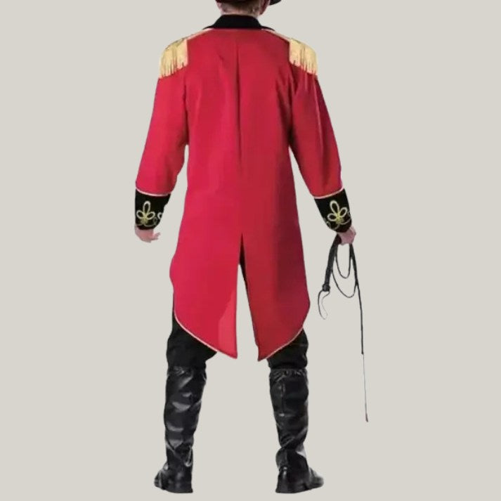 Halloween male - magician uniform clown COSPLAY - Mens Gothic Steampunk Elite Ringmaster Costume - Barnum Cosplay Costume - Blue Rolls