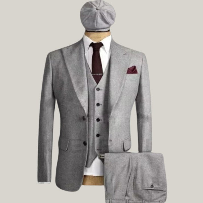 Mens 3 Piece Suit - Stunning Peaky Blinders Tweed Herringbone - Tom Shelby - High Quality - Tailor made available - High quality Coat