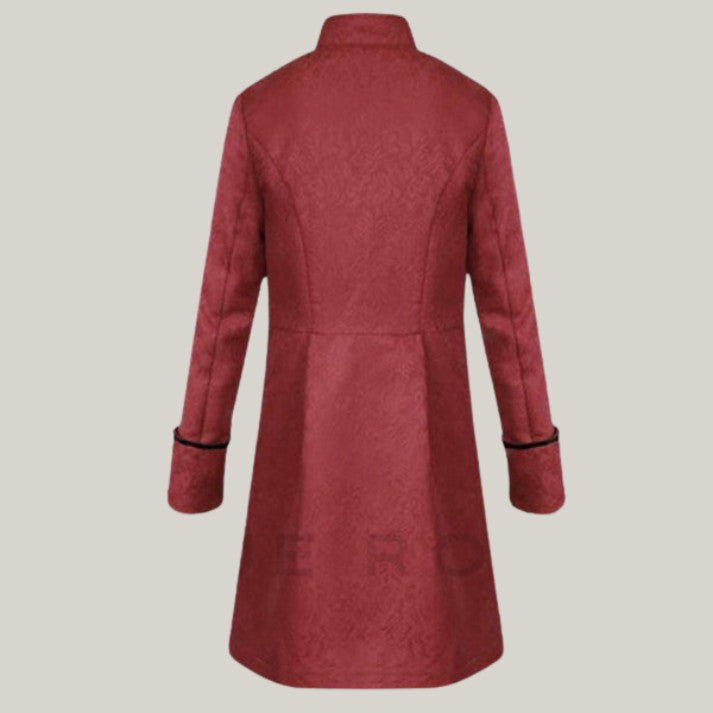 Mens Steampunk Tailcoat Jacket Vintage Coat Victorian Jacket Sparrow Costume Frock Buttons Closure Long Coat
