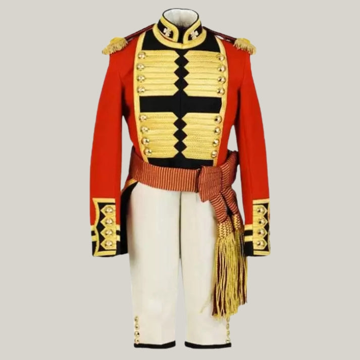Royal British child Uniform -  New Children Jacket with Gold Braiding, Custom Tailored Military Style, High-Quality - Royal British children